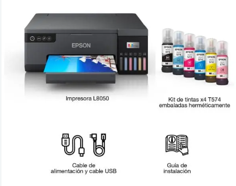 Impresora Epson L8050 - Photo printer - Ink-jet - USB / Wi-Fi - A4